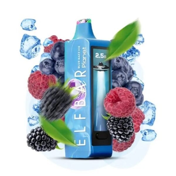 Elf Bar Planet - 25k - Blue Razz Ice